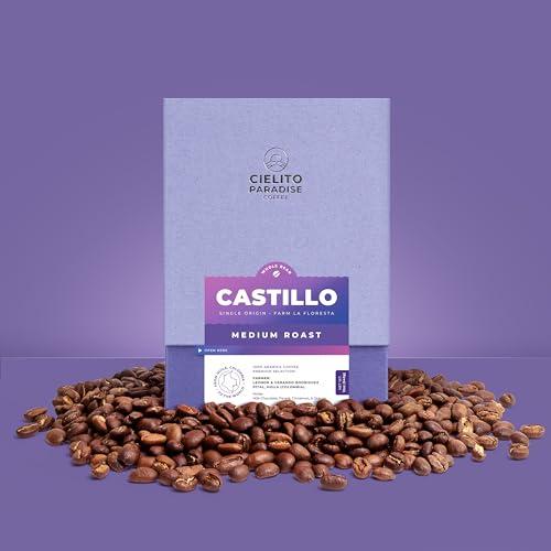 Cielito Paradise Coffee Review: Castillo Medium Roast Whole Bean Huila Colombia