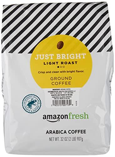 Brew up a Morning Delight: Amazon Fresh Just⁤ Bright Ground Coffee Review