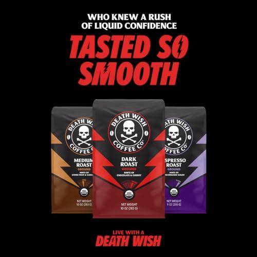 Bold and Delicious: Death Wish ‌Coffee Co. Medium⁢ Roast Review
