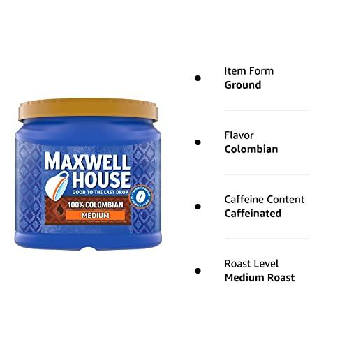 Maxwell⁤ House 100% Colombian ‍Medium Roast Ground ‍Coffee: Winter ​Warming Flavor