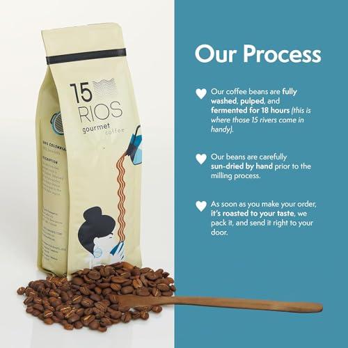15 RIOS COFFEE: Gourmet Colombian Delight for Every Palate