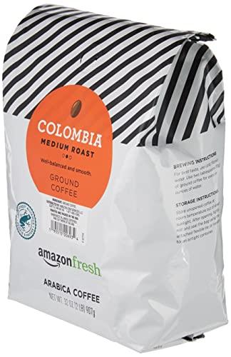 Reviewing Amazon Fresh Colombia Medium Roast Coffee - 32 Oz