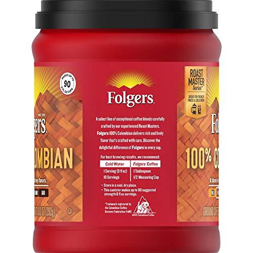 Rise & Shine with Folgers 100% Colombian Ground Coffee