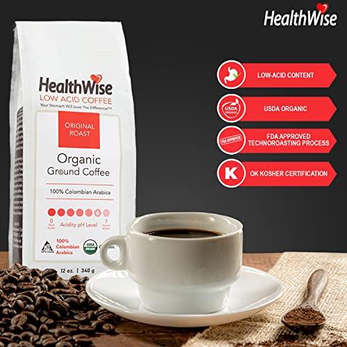 HealthWise Low Acid Colombian Coffee Review |‌ A Smooth Cup for Sensitive Stomachs