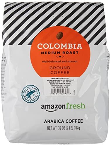 Amazon Fresh Colombia Ground Coffee: A Refreshing Medium Roast