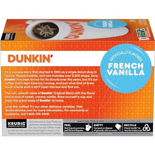 Indulge in Dunkin' French Vanilla - A K-Cup Delight!