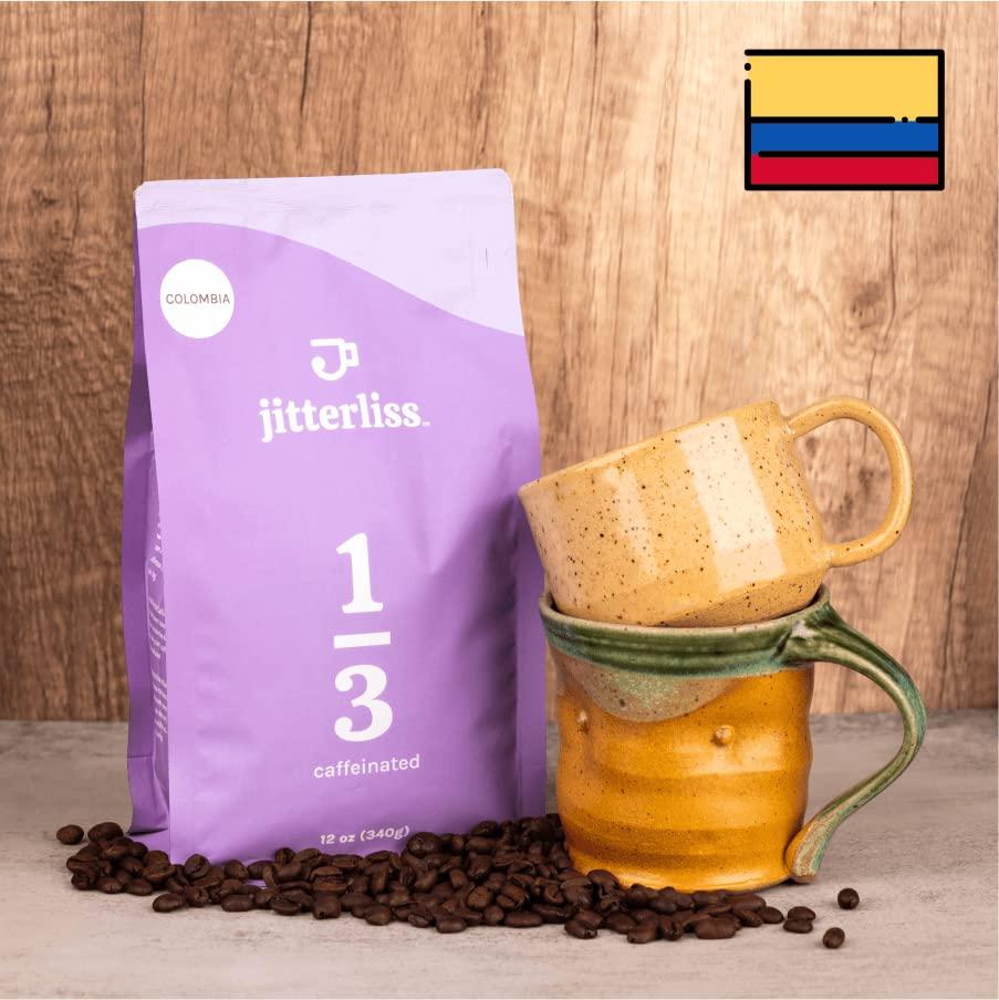 Caffeine Bliss: Jitterliss Colombian Low Caffeine Craft Coffee Review