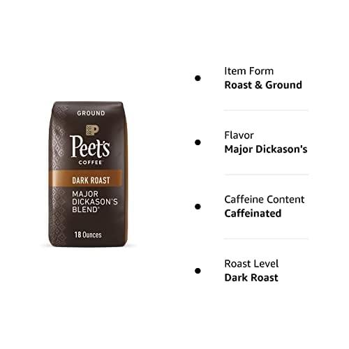 Major Dickason's Blend Review: Peet's⁤ Dark Roast Ground Coffee